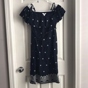 Maternity Cold Shoulder Dress